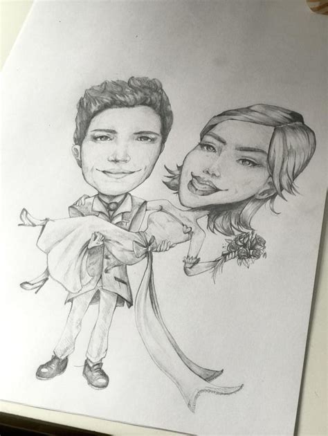 pencil caricature by tuscane on DeviantArt