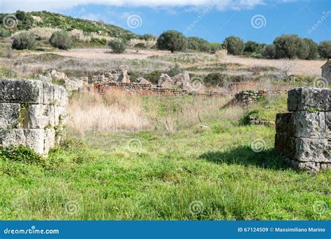 Elea Velia in Roman Times, is an Ancient City of Magna Grecia Stock ...