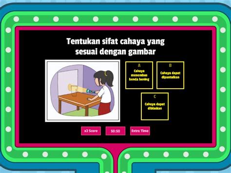 Sifat Sifat Cahaya Gameshow Quiz