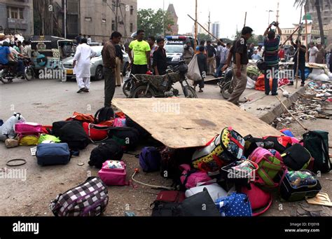 An Anti Encroachment Operation Is Being Carried Out In Saddar Area Of