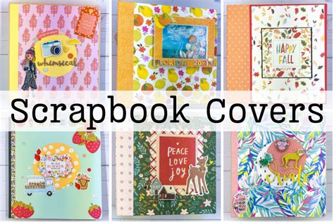 7 Delightful Scrapbook Covers You Can Make Yourself