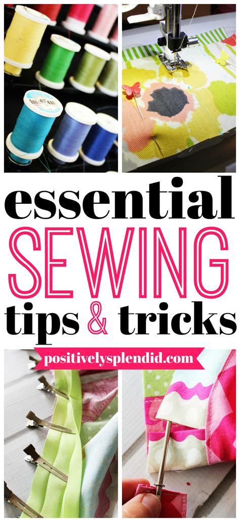 10 Must-Know Sewing Tips - Positively Splendid {Crafts, Sewing, Recipes ...