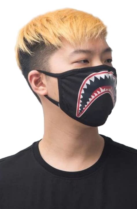 HUDSON Shark Mouth Face Mask E7133252 - Shiekh