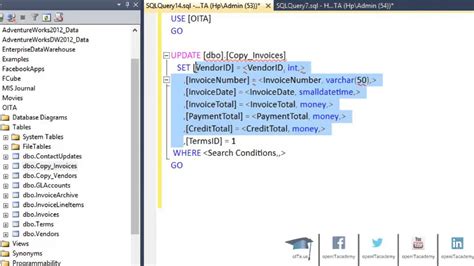 Sql Server How To Update Statement Using Select Query Tr Youtube