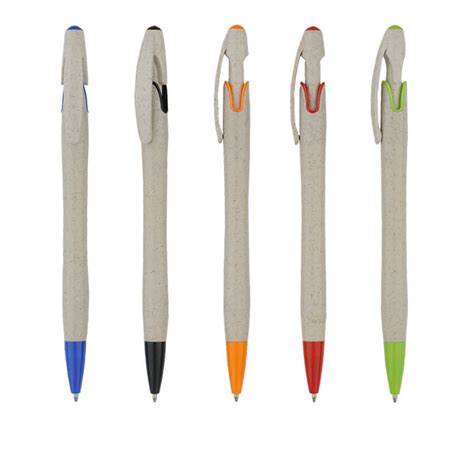 Branded Eco Pens Made From Wheat Straw Ballpenmanufacturer