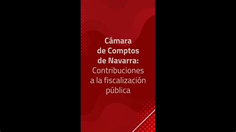 C Mara De Comptos De Navarra Contribuciones A La Fiscalizaci N P Blica