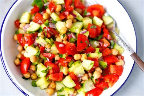 The Best Chickpea Salad Recipe Cooking Lsl