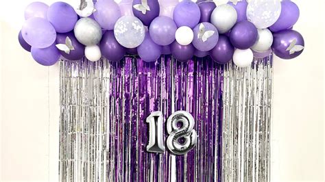 Sweet 18th Birthday Celebration Balloon Decoration You