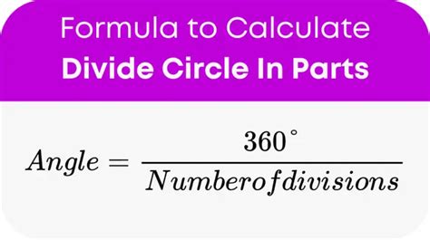 Diviser Le Cercle En Parties Gales Calculateur En Ligne