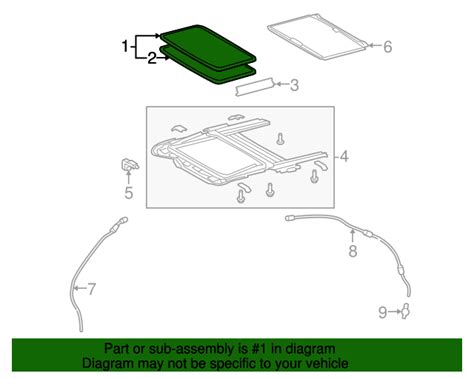 63201-02081 - Sunroof Glass - 2009-2013 Toyota Corolla | Boch Toyota South