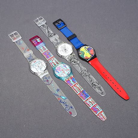 SWATCH 4 pcs Bengt Lindström Hajime Tachibana Lidsay Kemp and