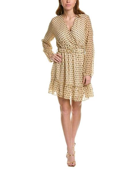 Anna Kay Belted Mini Dress In Natural Lyst