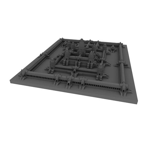 Angkor Wat 3D Model $25 - .ma .fbx .obj - Free3D