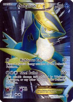 Cobalion Ex Plasma Storm Ultra Rare Card Pokemon