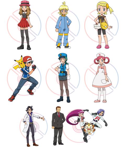 Pokemon X and Y Characters by 3D4D on DeviantArt