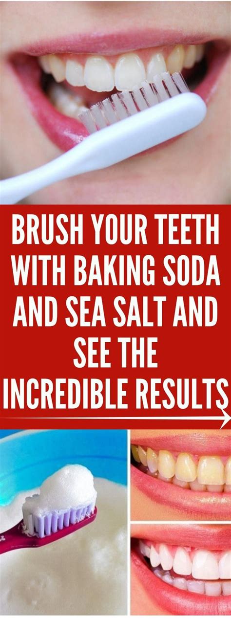 Why You Should Brush Your Teeth With Sea Salt And Baking Soda Baking