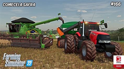 Início da Colheita da Canola Mapa Estância Agrícola Farming Simulator