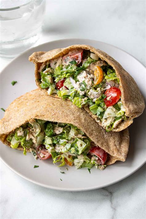 Pita Bread Tuna Sandwich