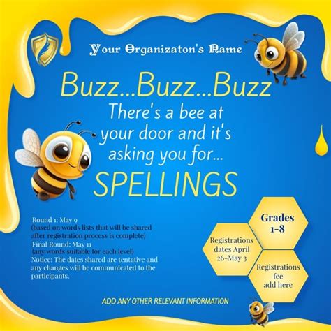 Editable Spelling Bee Certificates Spelling Bee Printable Certificates