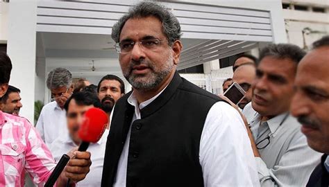 Shahid Khaqan Abbasi Reaches ECP To Register New Party