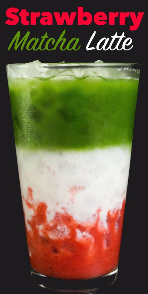 Strawberry Matcha Latte Recipe Matcha Latte Iced Matcha Matcha