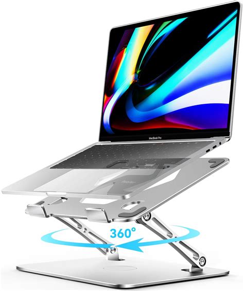 Amazon Ivoler Adjustable Laptop Stand With Rotating Base