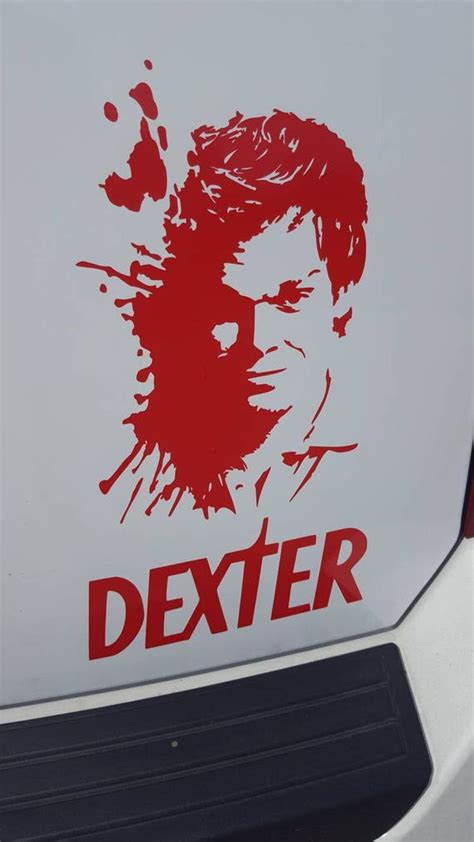 Dexter Decal Dexter Dexter Morgan Blood Spatter Dark