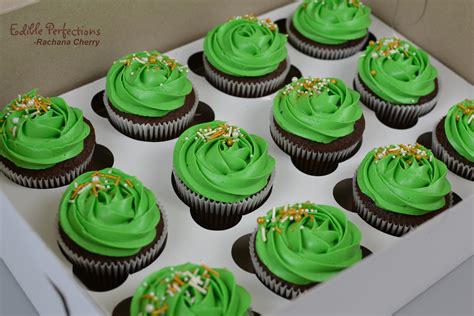 Green Cupcakes Edible Perfections