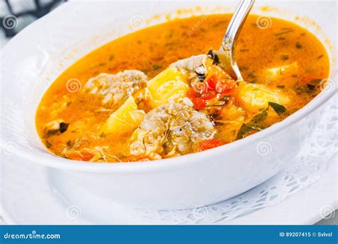 Traditional Armenian Soup Kololik Stock Image Image Of Lunch Dish