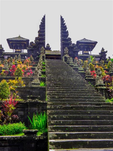 Besakih Temple, Bali editorial photo. Image of staircase - 283299451