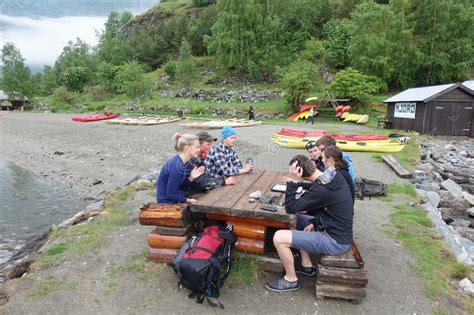 Before Kayaking, Flam, Norway Editorial Photo - Image of view, kayaking ...