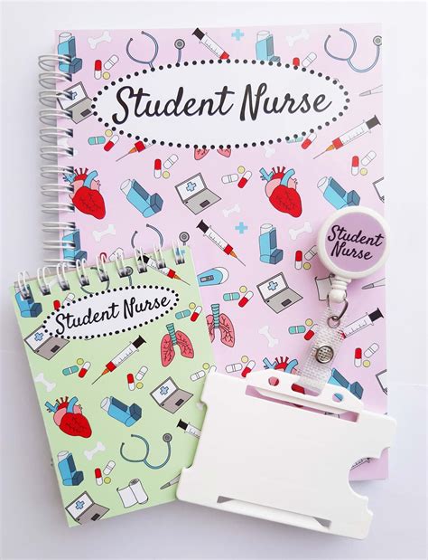 Nurse and Student Nurse stationery set inc A5 and pocket | Etsy