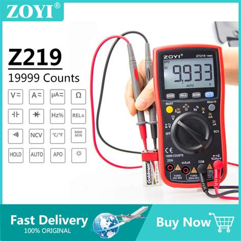 Digital Multimeter 6000 Counts Back Light AC DC Ammeter Voltmeter Ohm