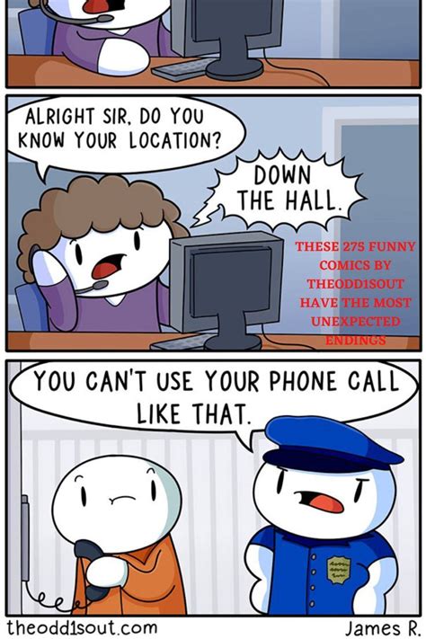 These 275 Funny Comics By Theodd1sout Have The Most Unexpected Endings ...