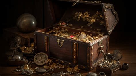 вектор карта сокровищ и ящик PNG , клипарт сундук с сокровищами, фигура ...