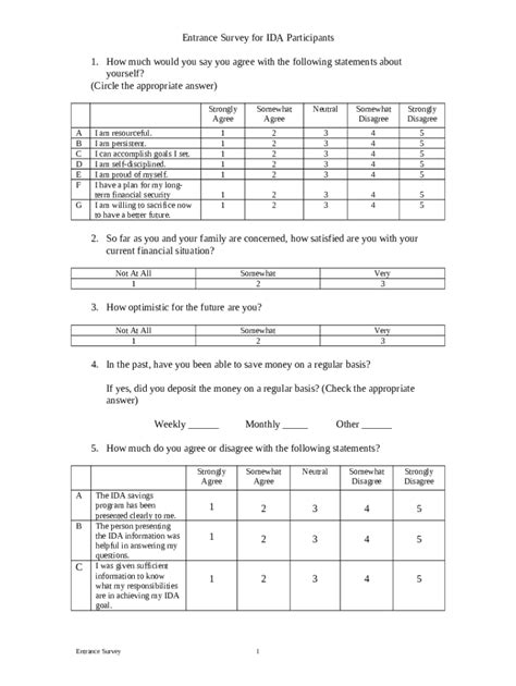 How To Answer Strongly Agree And Strongly Disagree Doc Template