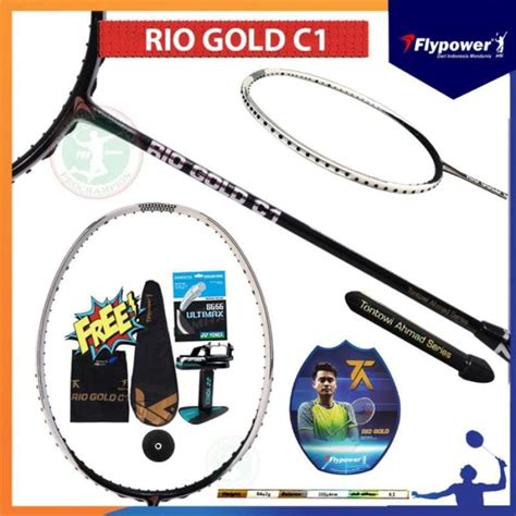 Jual Flypower Rio Gold C Raket Badminton Bulutangkis Original Di