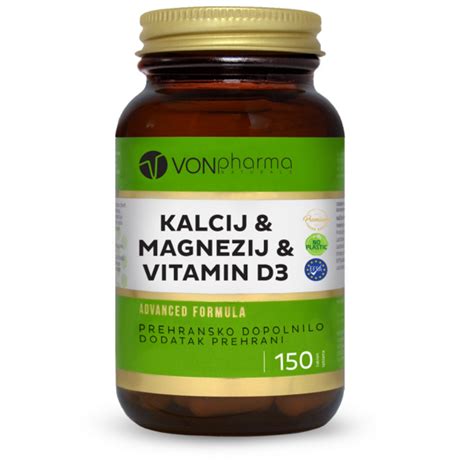 Kalcijandmagnezijandvitamin D3 Vonpharma 150 Tablet Avena