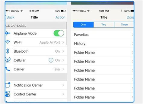 Ios7应用程序设计推荐 20套免费ios7 Ui Kit素材 设计达人