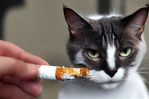 Cats Smoking Cigarette Stable Diffusion Openart