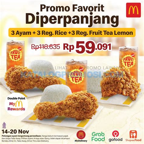 Promo Mcdonalds Paket Hemat Lengkap Bertiga Cuma 65ribuan Aja