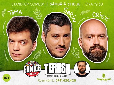 Bilete Stand Up Cu Cristi Toma I Sorin Pe Terasa Comicsclub Show