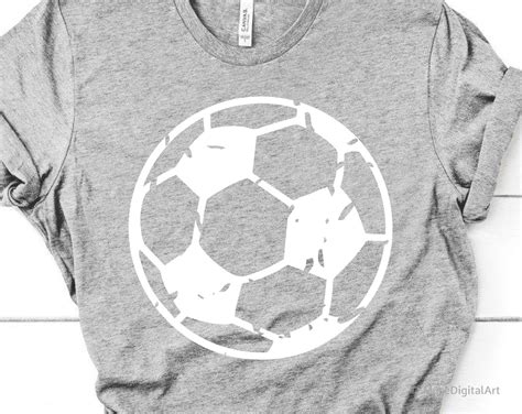 Distressed Soccer Ball Svg Grunge Soccer Svg Soccer Cricut Etsy