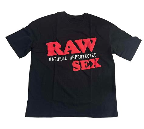 Raw Sex Tee Black Cozmade