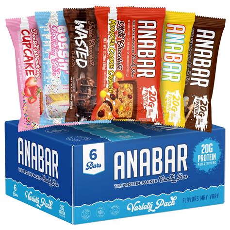 Amazon Anabar Protein Bar The New Sampler Pack The Protein