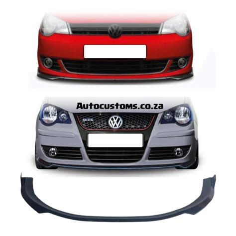 Vw Polo N N Cupra Style Front Bumper Lip Auto Customs