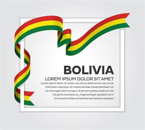 Vector De Bandera De Bolivia Vector Premium