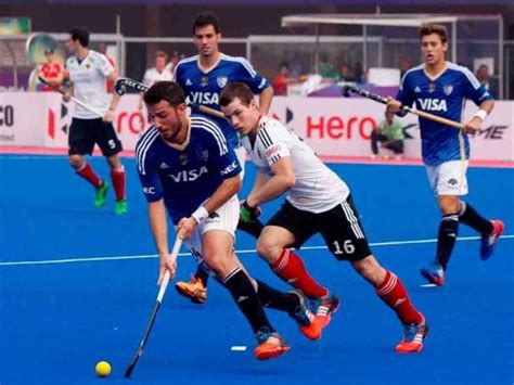 Fih Hockey World League Final Argentina Stun Germany Hockey News