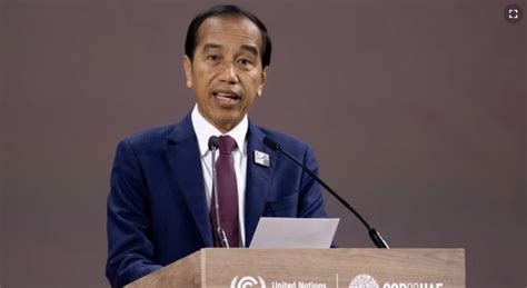 Hadiri Cop Ke Di Dubai Jokowi Akui Indonesia Butuh Investasi Lebih