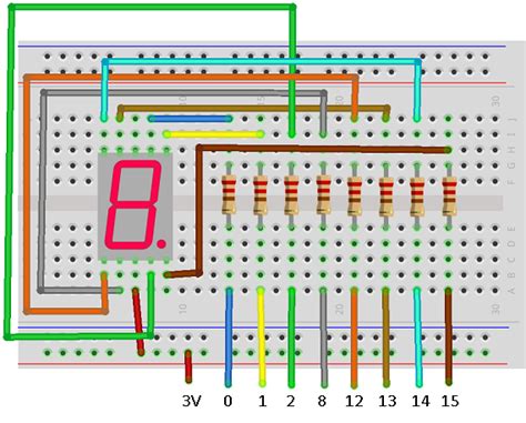 7 Segment Display Circuit Diagram